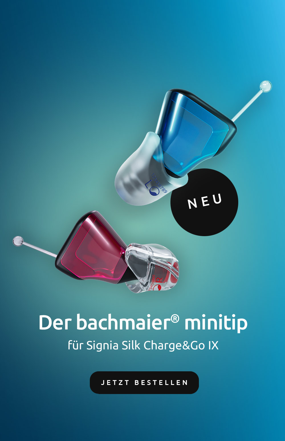 Jetzt entdecken: Der neue bachmaier minitip für Signia Silk Charge&Go IX